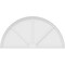Ekena Millwork Half Round 3 Spoke Architectural Grade PVC Pediment, 62"W x 31"H x 2"P PEDPS062X310HRO03 - alternate 3